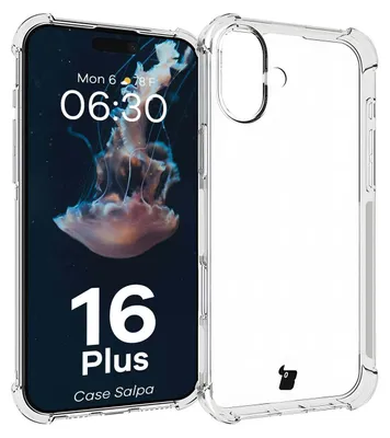Produktbild von Bizon Case Salpa Apple iPhone 16 Plus klar