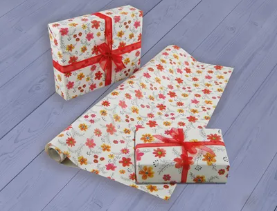 Produktbild von Geschenkpapier Blume