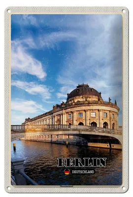 Produktbild von Blechschild Städte Berlin Hauptstadt Museuminsel 20x30cm