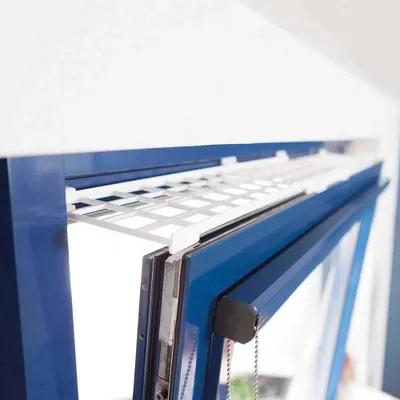 Immagine prodotto di Griglie di protezione per finestre, estensibili 75–125 × 16 cm bianche
