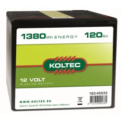 Productafbeelding van Koltec Batterij 12 Volt 1380 WH 120 Ah