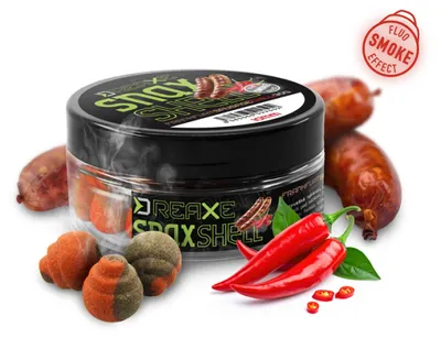 Obrázok produktu pre Delphin Rozpustné Wafters D Snax Shell, Frankfurtská klobása, Chilli, 30 g, 12 g