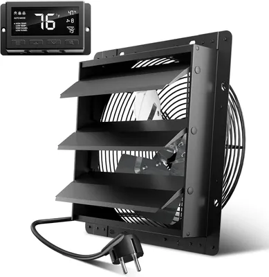 Produktbild von Industrieller Abluftventilator mit 300 mm Durchmesser, 10 Geschwindigkeitsstufen, EC-Motor und intelligenter Klimasensor