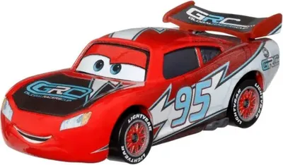Produktbild von Disney Cars GRC, Lightning McQueen, Fahrzeuge Metallauto, Die Cast 1:55, HTY00, Mattel, Pixa