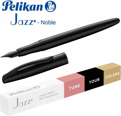 Produktbild von Pelikan Füllhalter Jazz Noble Elegance P36 Carbon Schwarz Faltschachtel