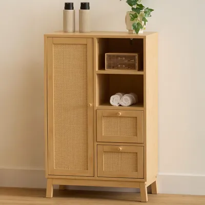 Produktbild von Eazy Living Badezimmerschrank 2 Schubladen Evara Holzoptik