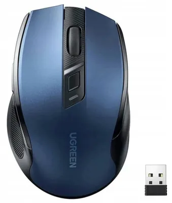 Obrázok produktu pre Ugreen Mu006 Bezdrôtová optická myš Usb 2,4 GHz 4000 Dpi - modrá