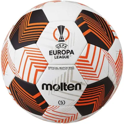 Immagine prodotto di Molten - "2023/24" Pallone da calcio UEFA Europa League MR171 (5) (Bianco/Arancione/Nero)