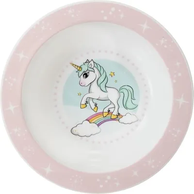 Produktbild von Teller tief Einhorn RAINBOW