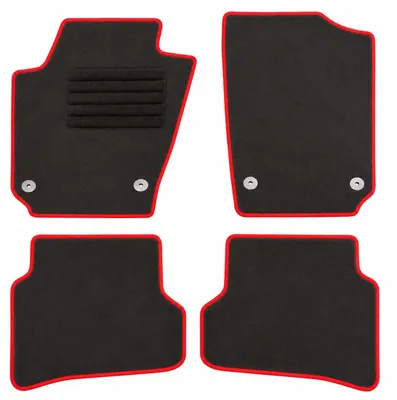 Produktbild von Fußmatten-Set für Seat Ibiza 6J inkl. ST, 06/2008-05/2017, 4-teilig, Schwarz