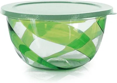 Produktbild von Grüne Salatschale 3L, BPA-frei, 23x23x13cm