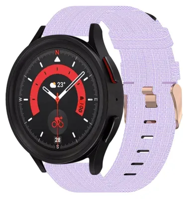 Produktbild von Für Samsung Galaxy Watch FE 6 5 4 Normal Pro Classic alle Größen Gewebtes Nylon Band