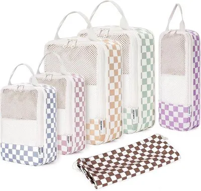 Productafbeelding van Famanu Compressiepakset voor handbagage – Blauw