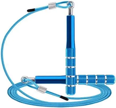Produktbild von Springseil, Wastou Speed Springseil für Fitness-Übungen, verstellbares Springseil für Erwachsene für Männer, Frauen, Kinder, Mädchen