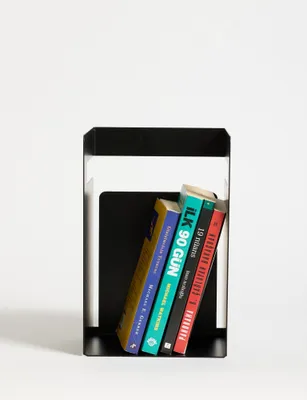 Produktbild von Skye Decor, Cube - Black, Buchstütze, Schwarz, 100% METALL, 18 x 15,5 x 19 cm