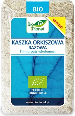KASZKA ORKISZOWA PEŁNOZIARNISTA BIO 400 g - BIO PLANET