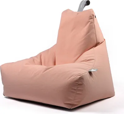 Productafbeelding van Extreme Lounging - b-bag mighty-b pastel - relaxstoel voor volwassenen - geschikt voor binnen en buiten - UV- en waterbestendig - pasteloranje