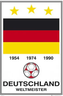 Produktbild von Fußball - Poster - Deutschland Weltmeister