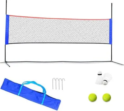 Produktbild von Famanu Badmintonnetz Multifunktional - Verstellbar und Tragbar