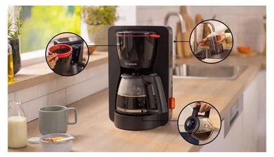 Image de Cafetière filtre 1.25 noir - Bosch - TKA3M133 - mymoment