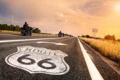 Zdjęcie produktu dla Fototapeta MS-5-3031 Route 66 375 x 250 cm