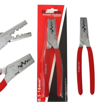 Obrázek produktu pro MAR-POL Kleště lisovací na kabelové dutinky 0.5-16 mm² M49532