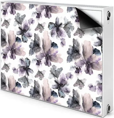 Obrázek produktu pro Magnet Radiator Magnet Mat Radiator Heating Cover 90x60 cm - tmavý, květinový