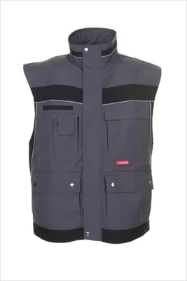 Produktbild von Planam Plaline Weste schiefer/schwarz Gr. XL, 2536056