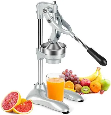 Obrázok produktu pre Ručne lisovaná citrusová šťava s rukoväťou a filtrom na dužinu