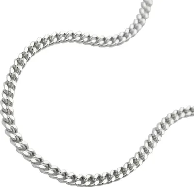 Produktbild von Panzerkette Kette Collier Halskette diamantiert Silber 925 60cm Silberkette
