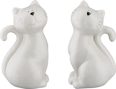 Immagine prodotto di Gilde Figur, Katze, "Kasimir", Porzellan, beige, L. 8 cm, B. 10 cm, H. 16 cm 32690 4063387326909 2 Stück (2-fach sortiert)