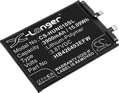 Immagine prodotto di TECHTEK Batteria compatibile con [Huawei] Honor 50 SE, Honor 50 SE 5G, JLH-AN00 sostituisce HB426493EFW