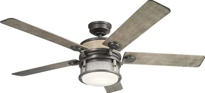 Produktbild von Deckenventilator mit Beleuchtung GRIḌA Fernbedienung dimmbar Sommer Winter Betrieb