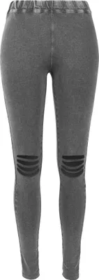 Zdjęcie produktu dla Legginsy damskie Urban Classics Ladies Cutted Knee Leggings acid black - S