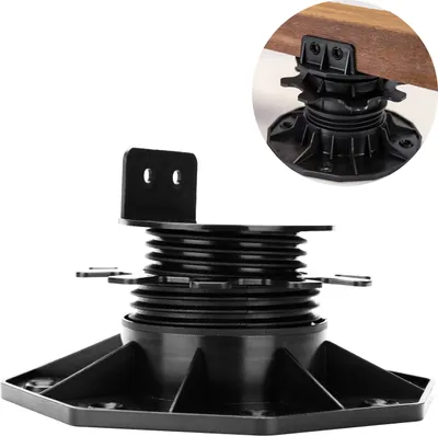 Produktbild von EINFEBEN 100 Stück Stelzlager Möbelfuße Stellfuße Terrassenfliesen Hoehenverstellbar für Terrassenplatten - WPC Terrassenlager Verstellbar 18-30mm