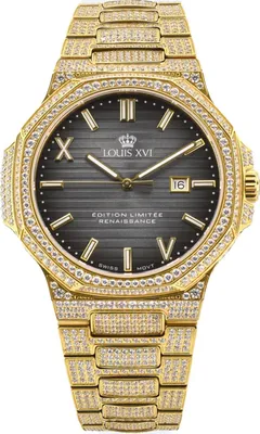 Produktbild von Louis XVI LXVI1602 Herrenuhr Renaissance Iced Out Limited 40mm 5ATM