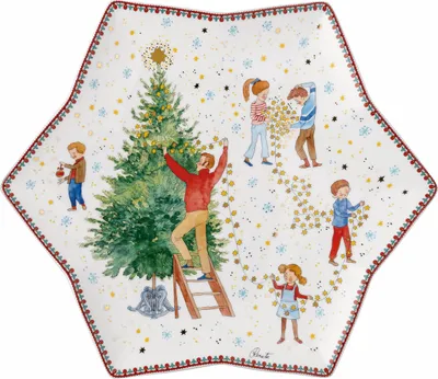 Productafbeelding van Hutschenreuther Collectie 2024: Sterrenkom 34 cm, kerstverlichting. Artikelnummer: 02473-727474-25384 / Alleen verkrijgbaar zolang de voorraad strekt