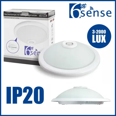 Produktbild von LED Sensor 360° Lampe mit Bewegungsmelder Deckenleuchte E27 2x40W Infrarot PIR