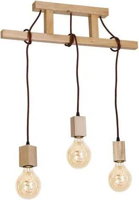 Immagine prodotto di Plafoniera Jack 582 Lampadario in legno Lampada a sospensione Lampada a soffitto