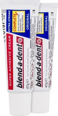Immagine prodotto di Crema Superadesiva Originale Extra Forte 2x47 - Blend-a-dent