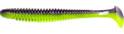 Produktbild von Noike Wobble Shad 3' 7,6cm - 9 Gummifische, Noike Farbe:Purple/Chartreuse