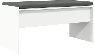 Immagine prodotto di Panca per ingresso con cuscino Bianco 80 x 38 x 46 cm