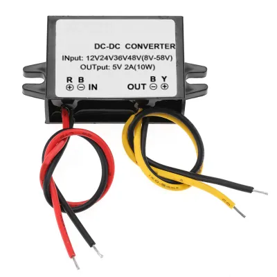 Image de Convertisseur DC-DC 12V/24V/36V/48V vers 5V 2A module d'alimentation step-down