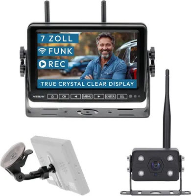 Produktbild von 7" FUNK-Set ELEMENT WIRED PRO HD | Wohnmobil & LKW bis 25 Meter RVS-24771