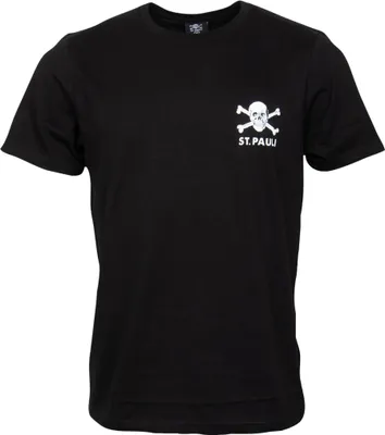 Produktbild von FC St. Pauli - T-Shirt Totenkopf klein - schwarz