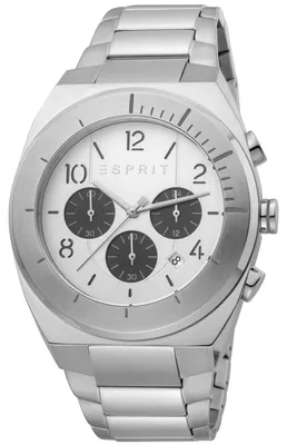 Produktbild von Esprit ES1G157M0055 Strike Chrono Chronograph Herrenuhr Datum silber