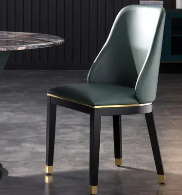Produktbild von Stuhl Stühle Design Lehnstuhl Holz Polster Klassische Esszimmer Möbel Echtholz