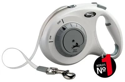 Zdjęcie produktu dla Smycz zwijająca flexi® Select M dla psów, 0–7 m, szara, do 25 kg