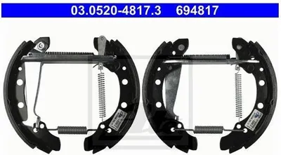 Produktbild von ATE Bremsbackensatz hinten für Seat Mii Skoda Citigo VW Load Polo Up