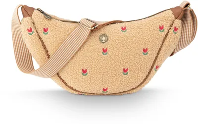 Produktbild von Pip Studio Freya Half Moon Cross Body Bag Teddy Sand 34x10x16cm